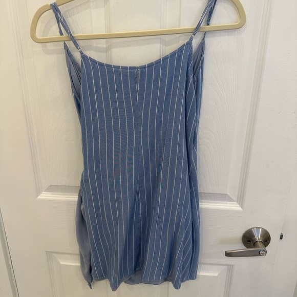 Cotton Candy LA Blue and White Striped Top - Picture 3 of 7